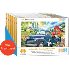 Eurographics Assorted Connecting Pieces Puzzle  (104 PCS)