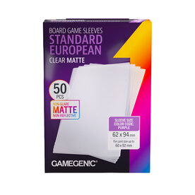 Matte Board Game Sleeves: Standard European (50) (Purple)