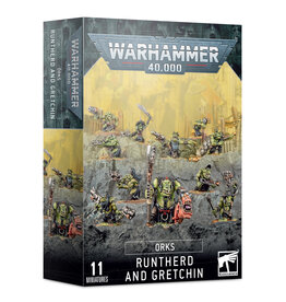 Games Workshop Warhammer 40k Orks Runtherd and Gretchin