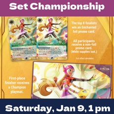 Game Night Games Lorcana: Hyperia City Set Championship (SAT. Jan 9, 2027 at 1 pm)