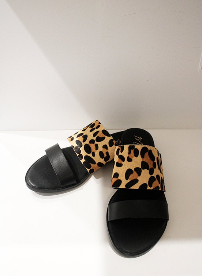 Minnie Leopard Sandal