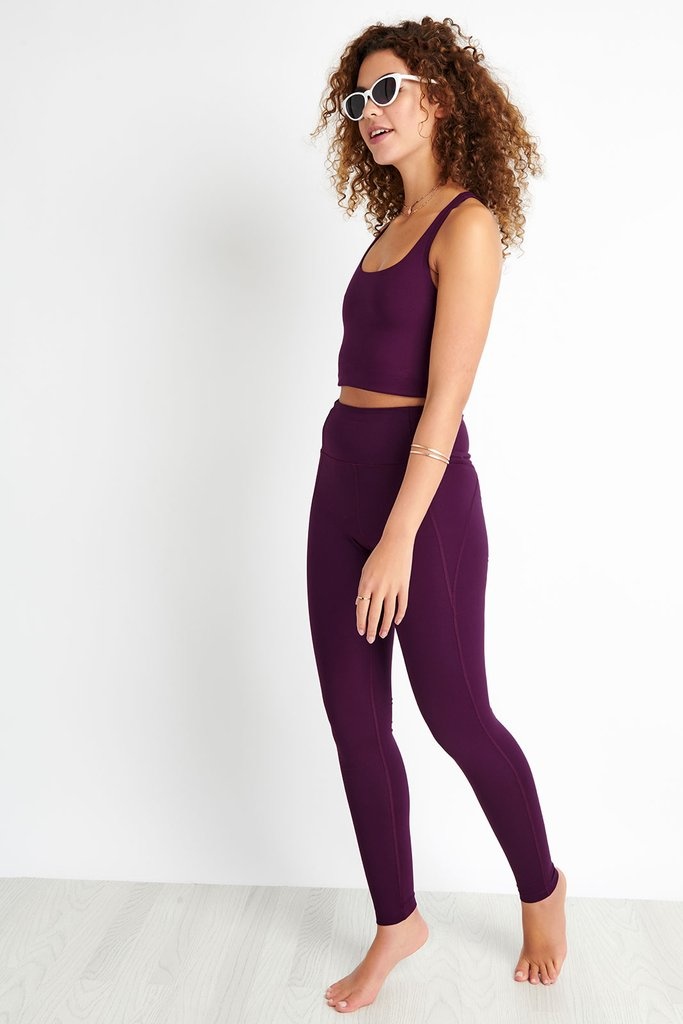 GF - Compressive High Rise Legging - Plum - Archer + Arrow