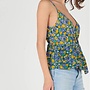 Floral Peplum Tank