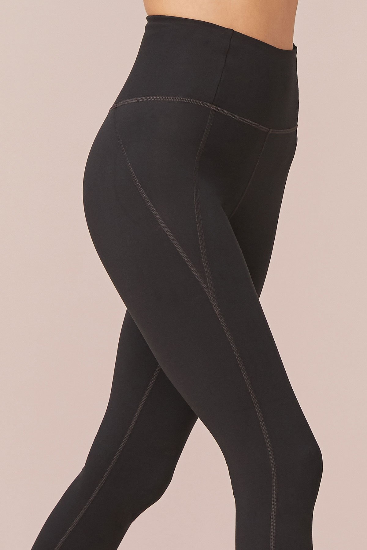 Black Compressive Leggings by Girlfriend Collective on Sale