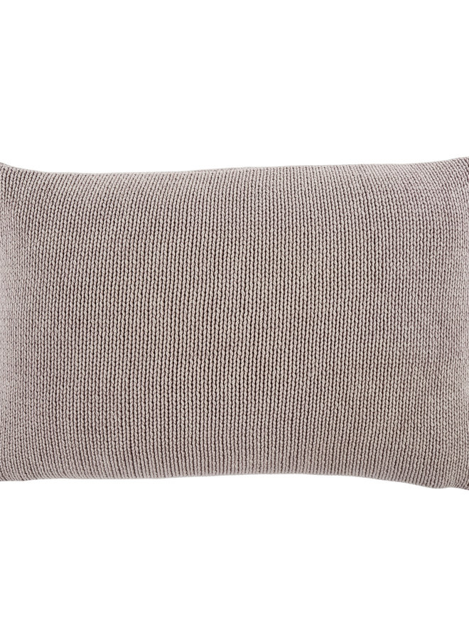 Cotton Knit Pillow - Lilac