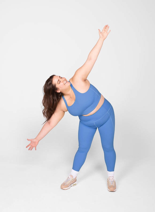 Compressive High Rise Legging - Periwinkle