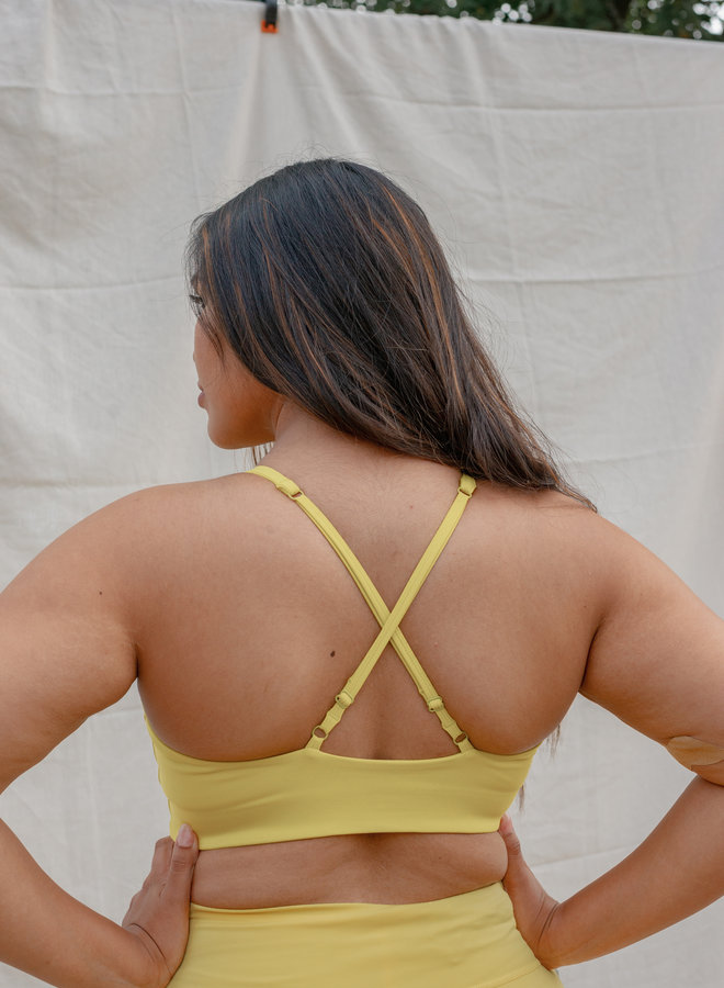 Topanga Bra - Chartreuse