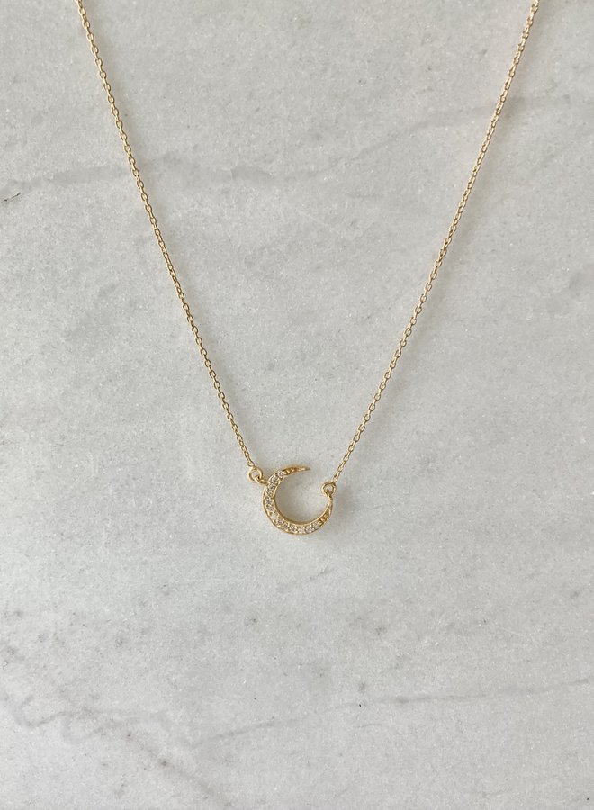 Selene Crescent Necklace