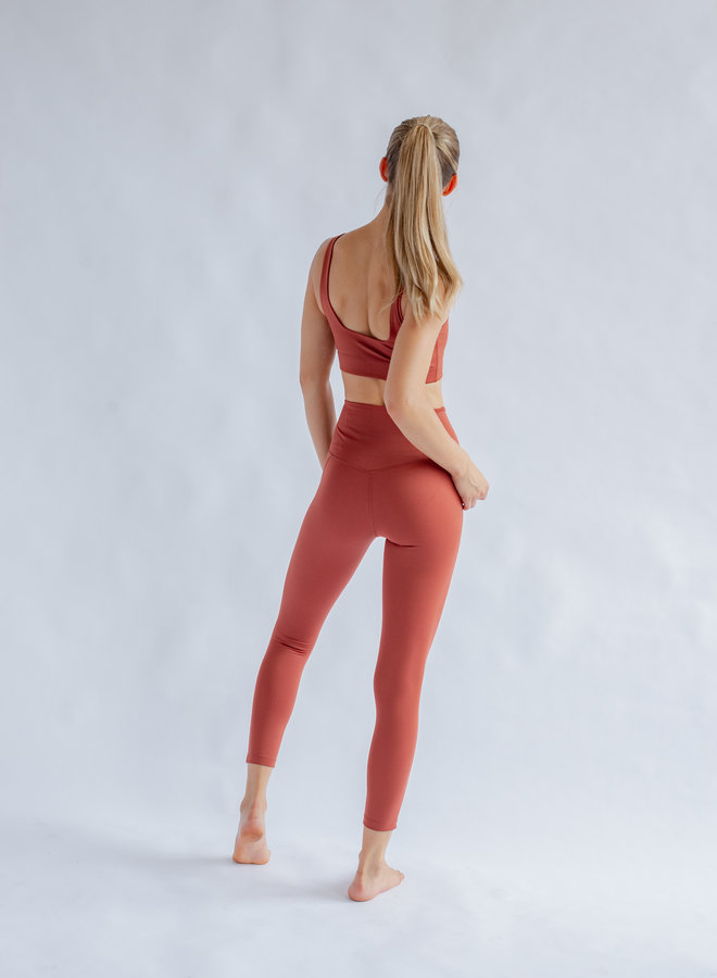 The Compressive High-Rise Legging by Girlfriend Collective - Antler - PLUS