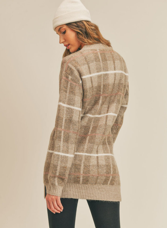 Autumn Plaid Sweater