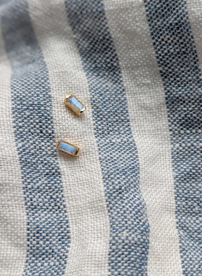 Labradorite Vesper Studs