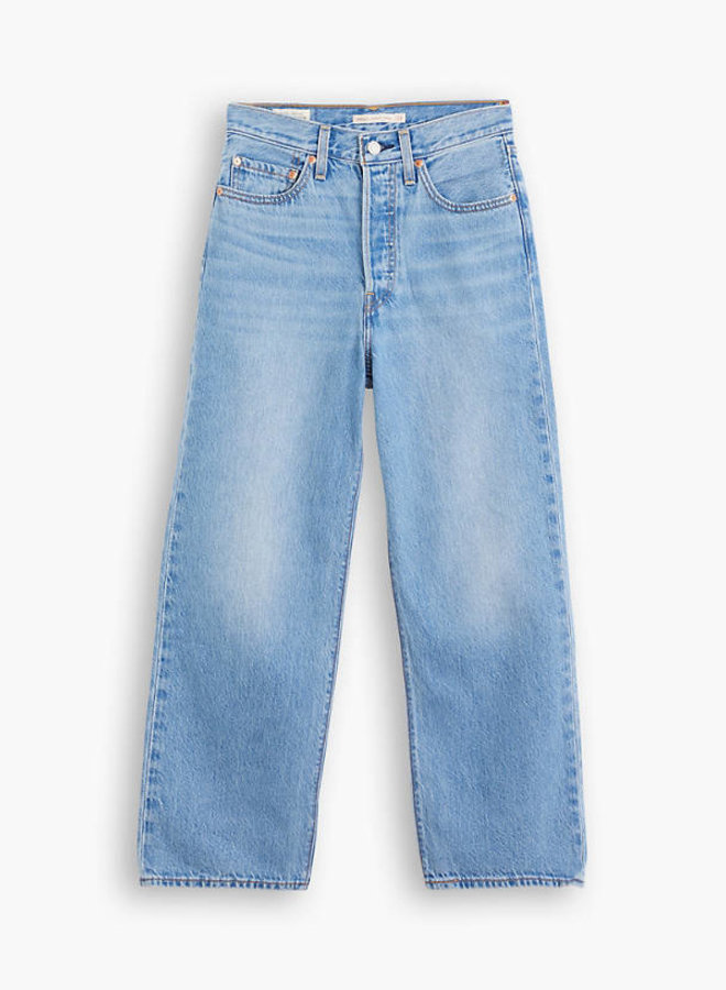 Levi's super high rise ribcage straight ankle jean in light wash