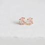 Ava Rose Quartz Stud