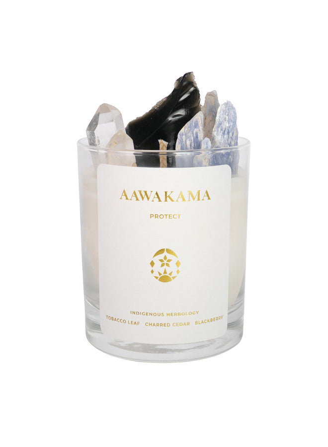 A  A  W  A  K  A  M  A // Protect Crystal Candle