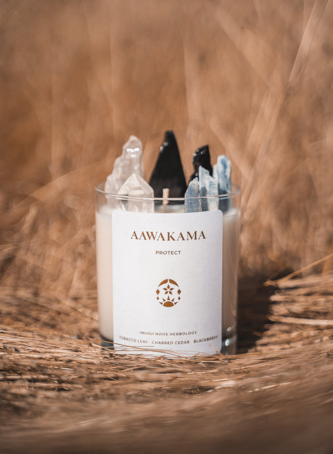 A  A  W  A  K  A  M  A // Protect Crystal Candle