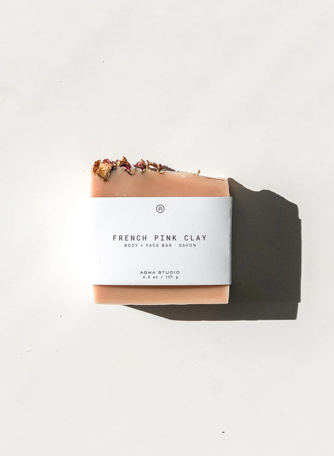 Body + Face Bar - French Pink Clay
