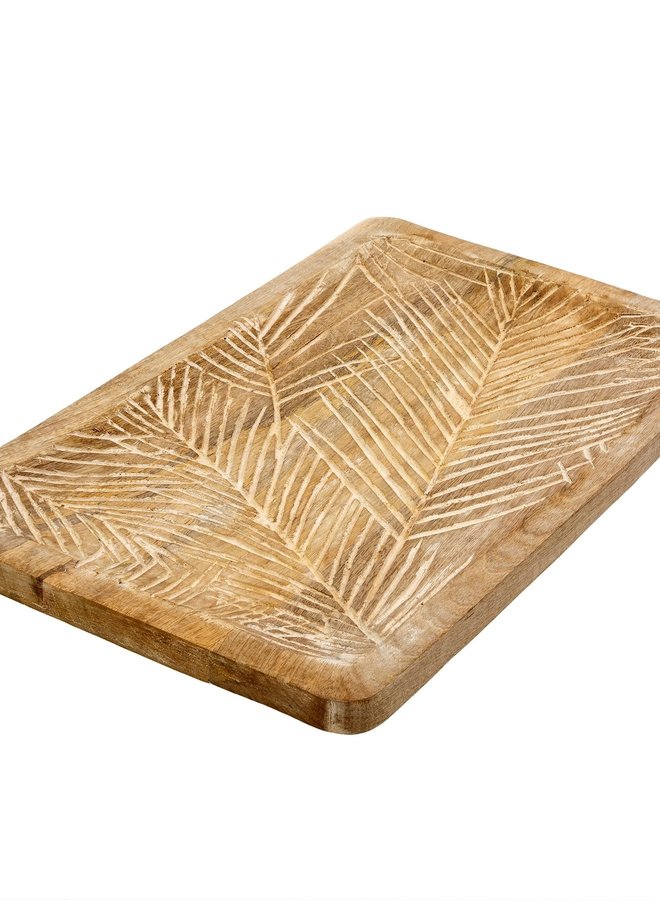 Fern Carved Tray - L