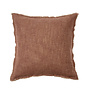Selena Linen Pillow - Brick