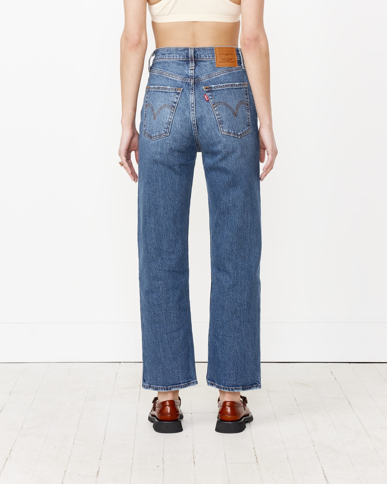 Levi's Ribcage Straight Ankle Jeans Valley View