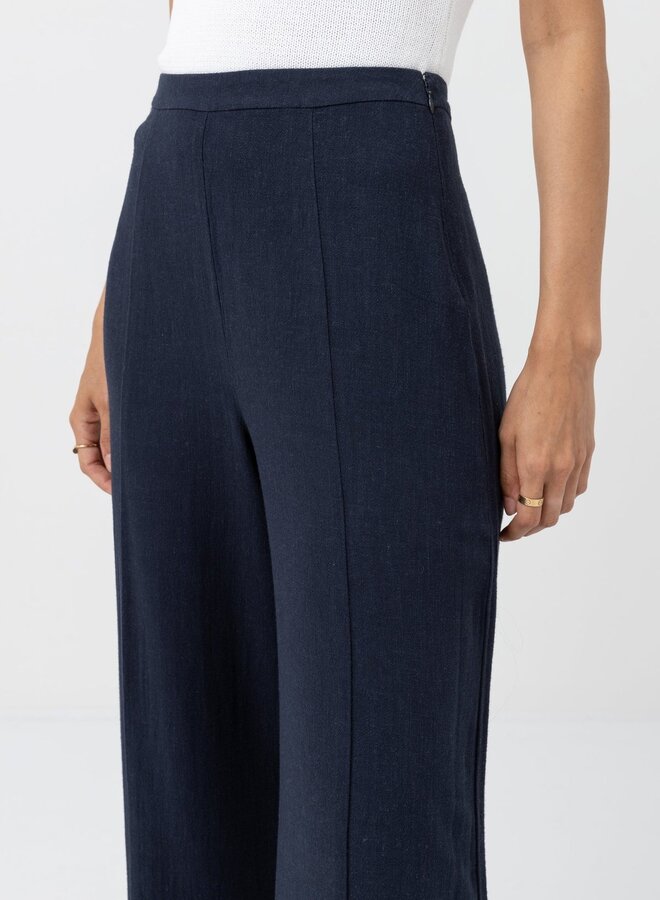 Whitehaven Wide Leg Pant - Navy