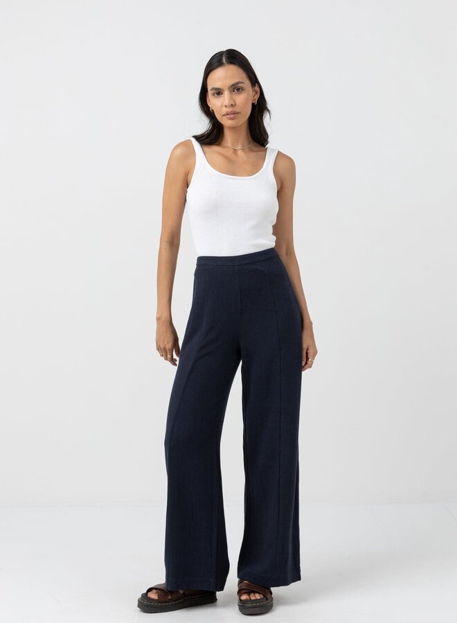 Whitehaven Wide Leg Pant - Navy