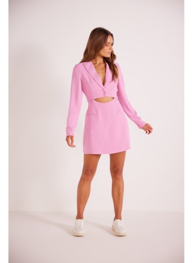 Allie Blazer Dress - Pink