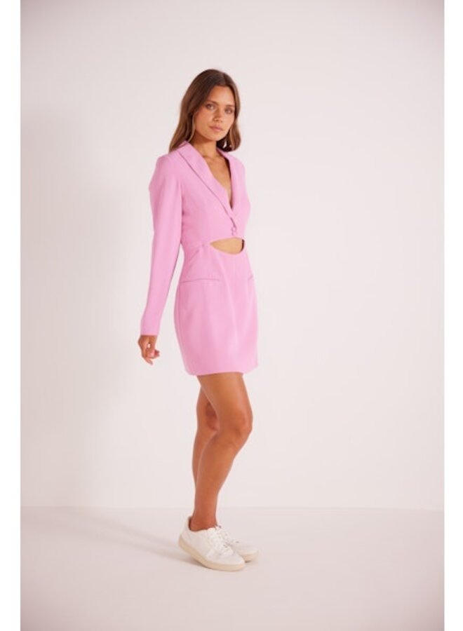 Allie Blazer Dress - Pink