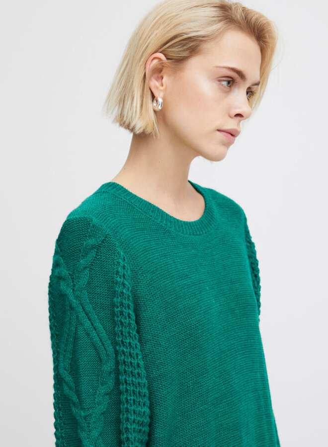 Andosa Sweater Dress - Green