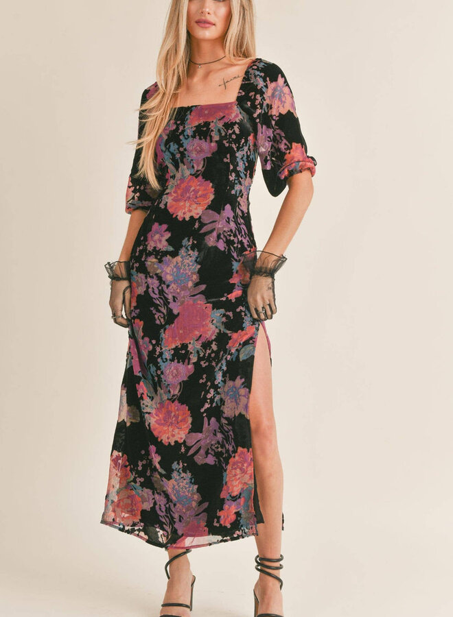 Fleur Noir Dress