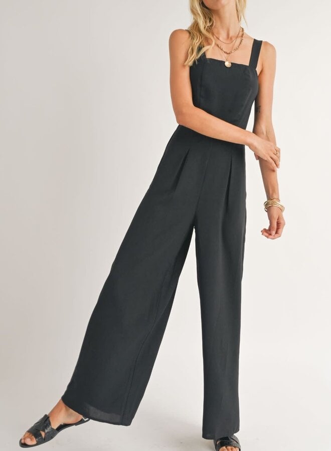 Classic Square Neck Jumpsuit