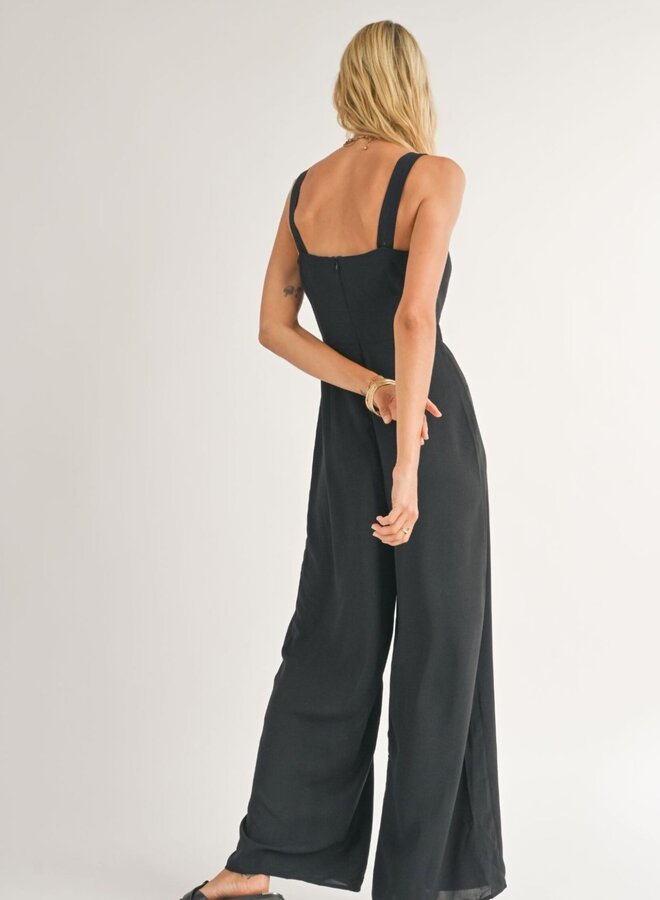 Classic Square Neck Jumpsuit