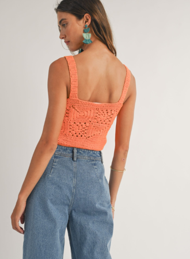 Quinn Crochet Crop Top