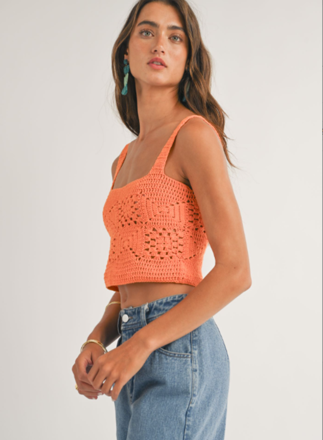Quinn Crochet Crop Top