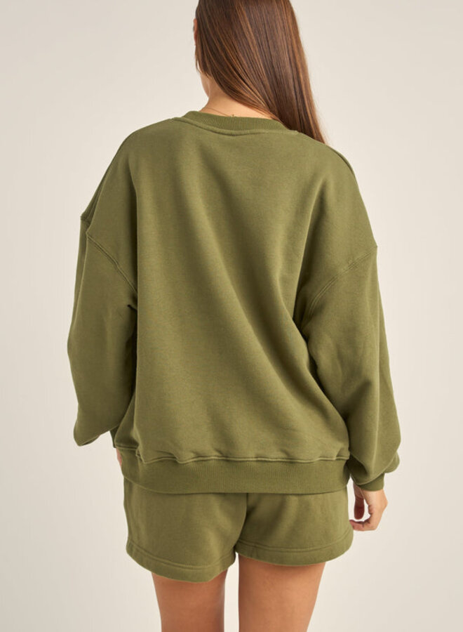 Collage Crew Neck Fleece