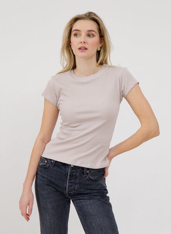 Ribbed Fitted Shirt