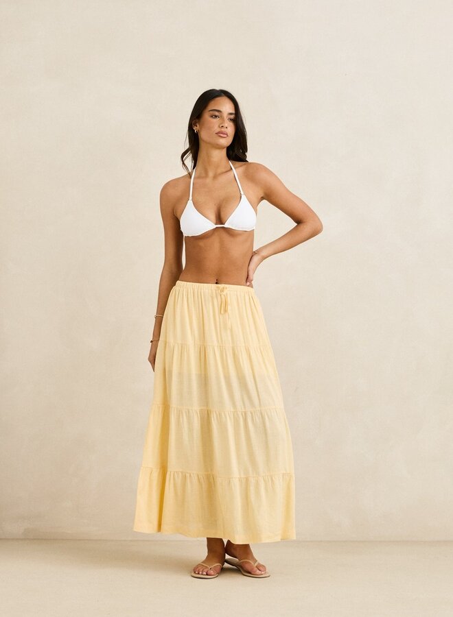 Classic Tiered Maxi Skirt