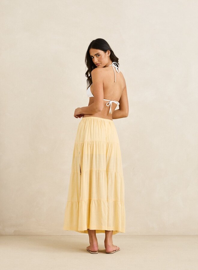 Classic Tiered Maxi Skirt