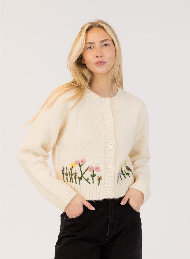 トップス 3D DOT HALF SLEEVE KNIT CARDIGAN Shimmer sweater half slv CD｜スリードッツ オフィシャル
