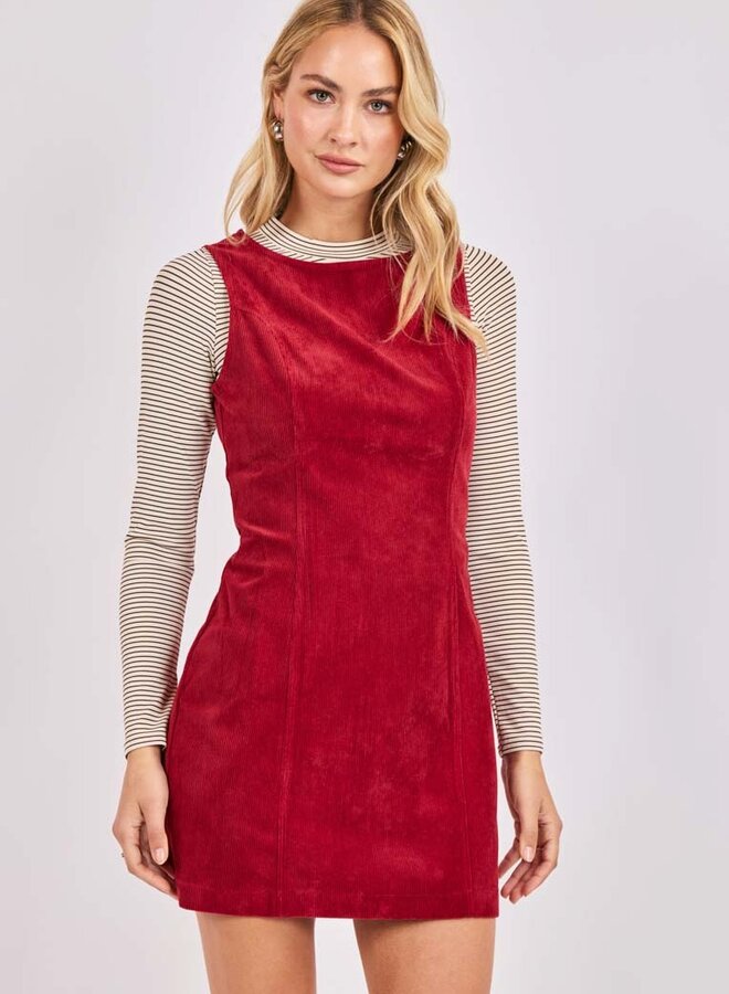 Sadie & Sage - Sky Bar Corduroy Mod Dress -