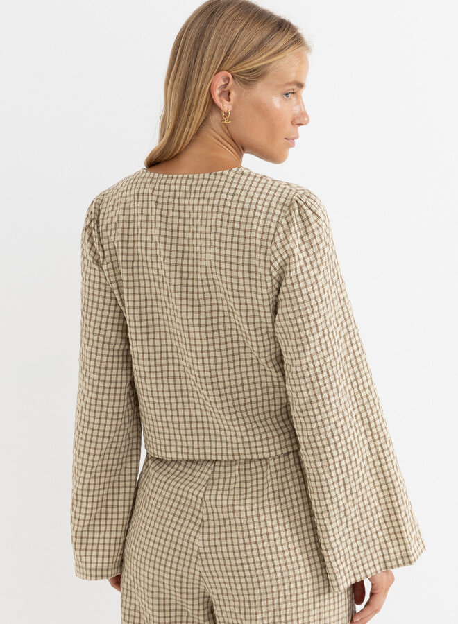 Luca Check Blouse