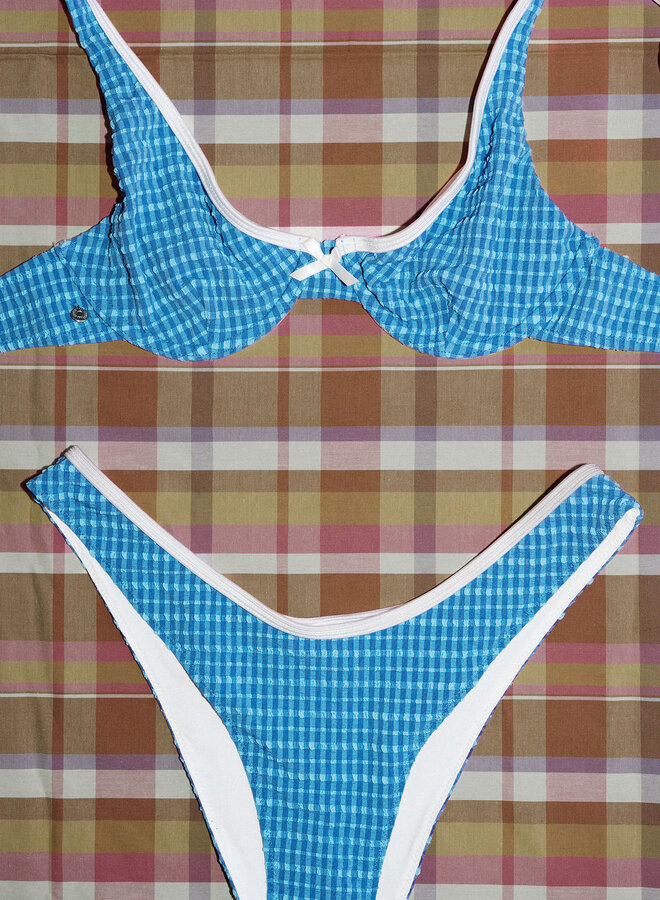 Rhythm - Lola Check Hi Cut Pant -