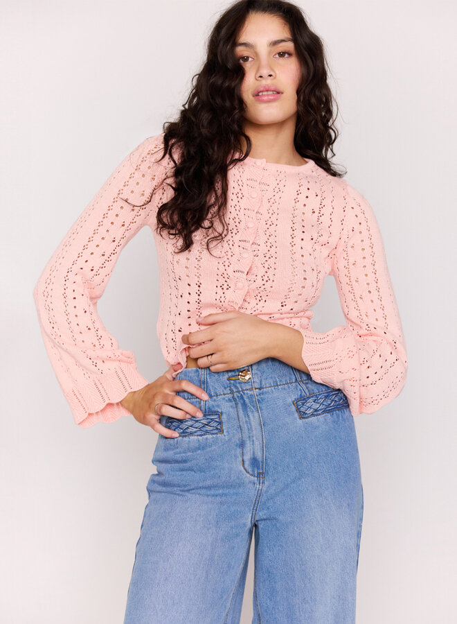 Sienna Pointelle Cardigan