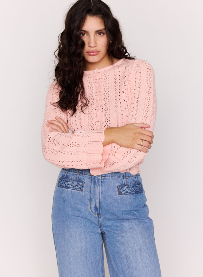 Sienna Pointelle Cardigan