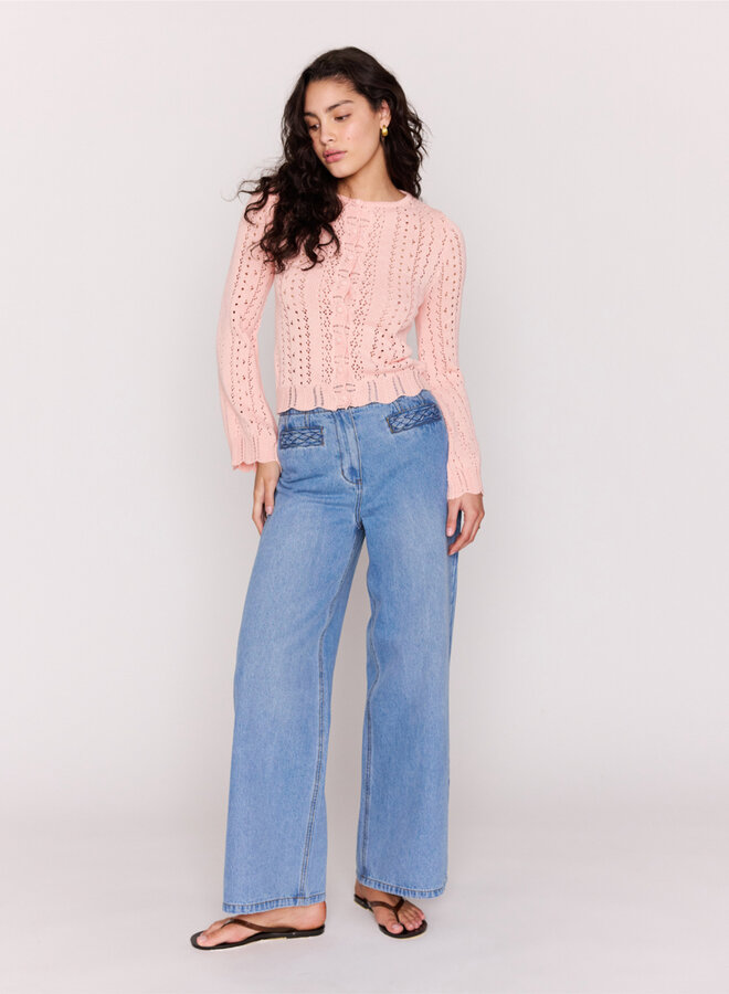 Sienna Pointelle Cardigan