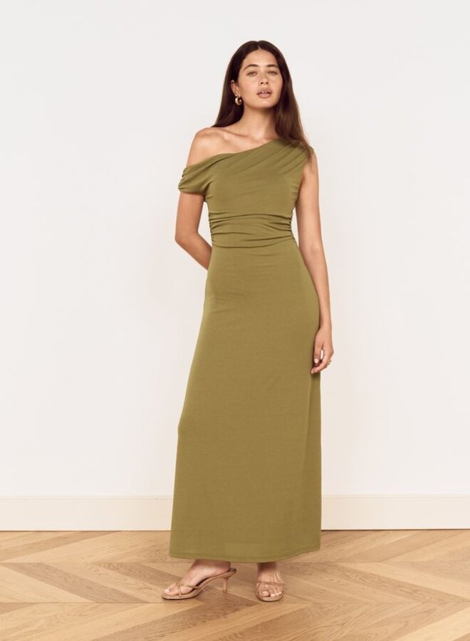 Aster Mesh Midi Dress