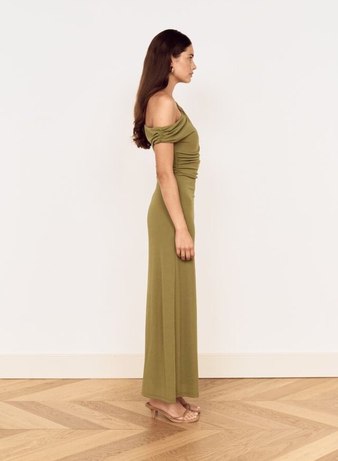 Aster Mesh Midi Dress