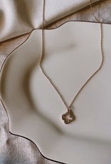 clover pendant necklace - 14k gold filled