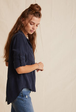 Bella Dahl split back button down endless sea