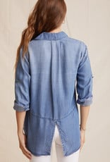 Bella Dahl split back button down medium ombre