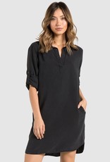 Bella Dahl Long Sleeve A-Line Shirt Dress